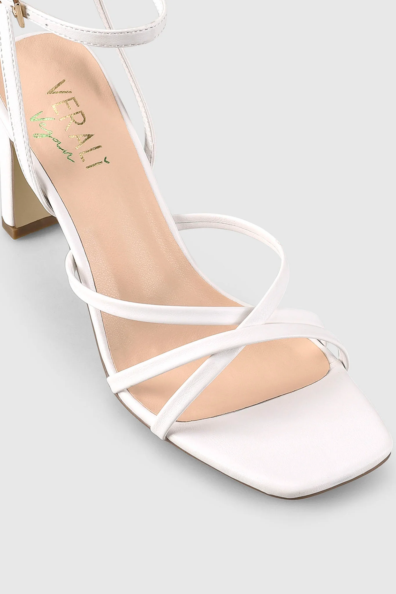 VERALi Kipp Strappy Heels Chalk - Image 3