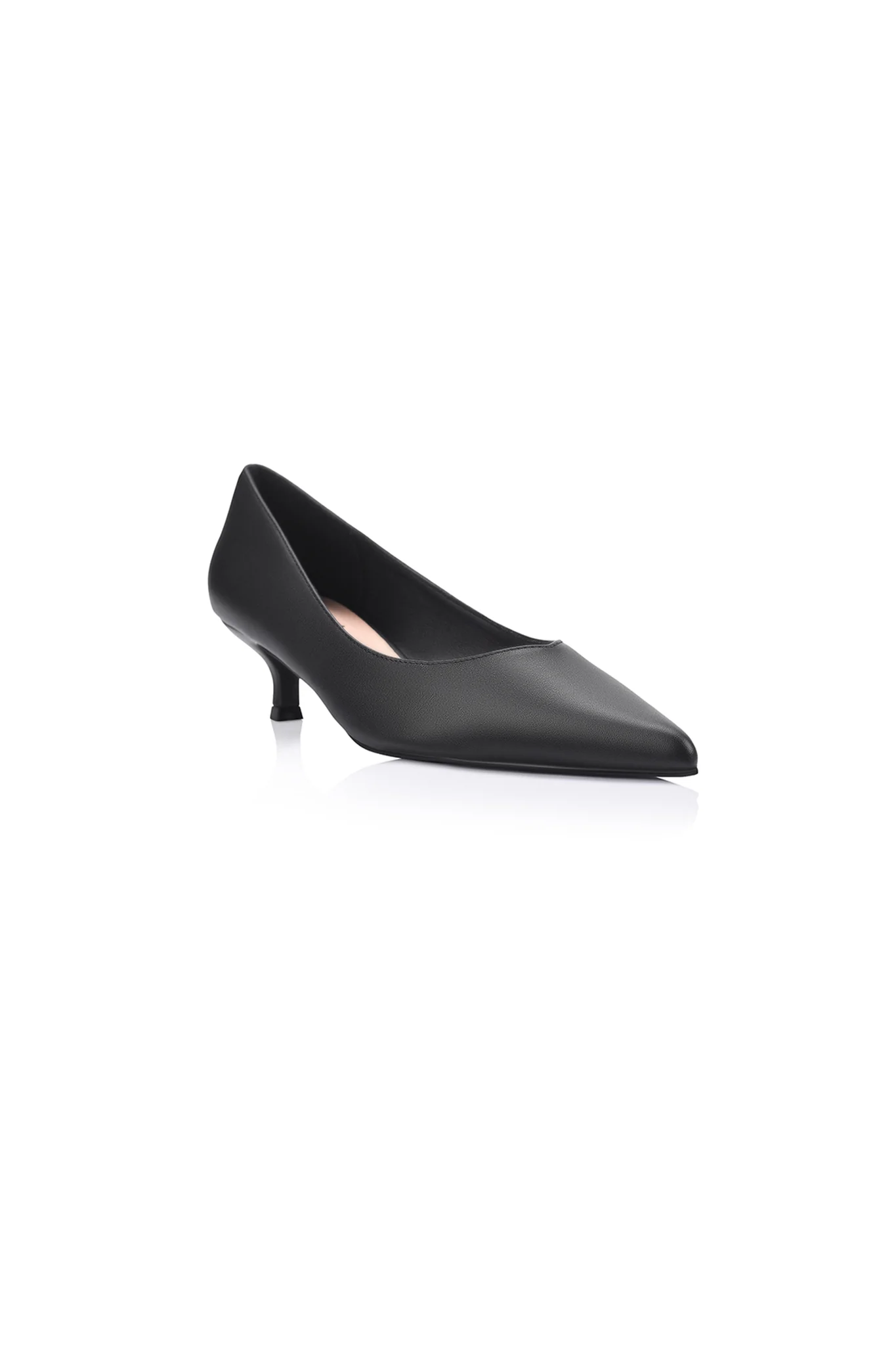 VERALi Lucy Kitten Heel Pumps Black - Image 2