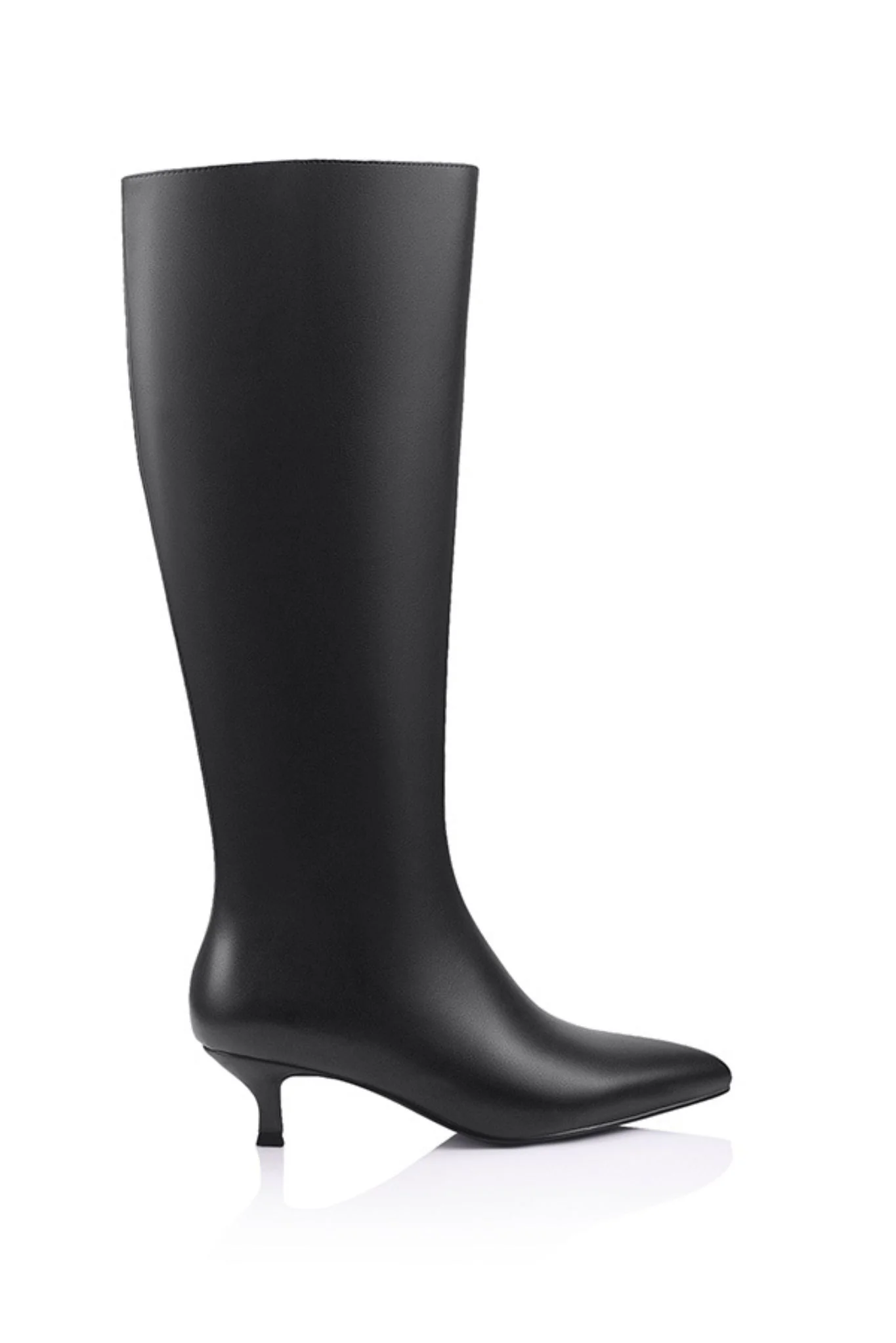 VERALI Olive Knee High Boots Black