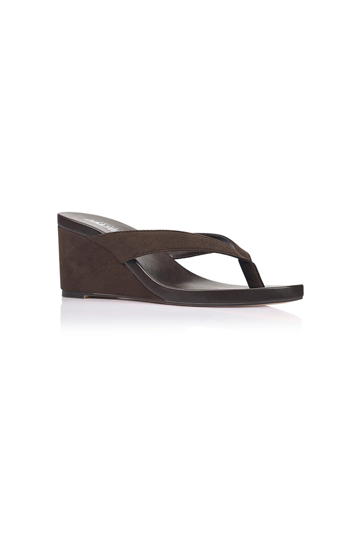 VERALi Polly Thong Wedges Brown - Image 4