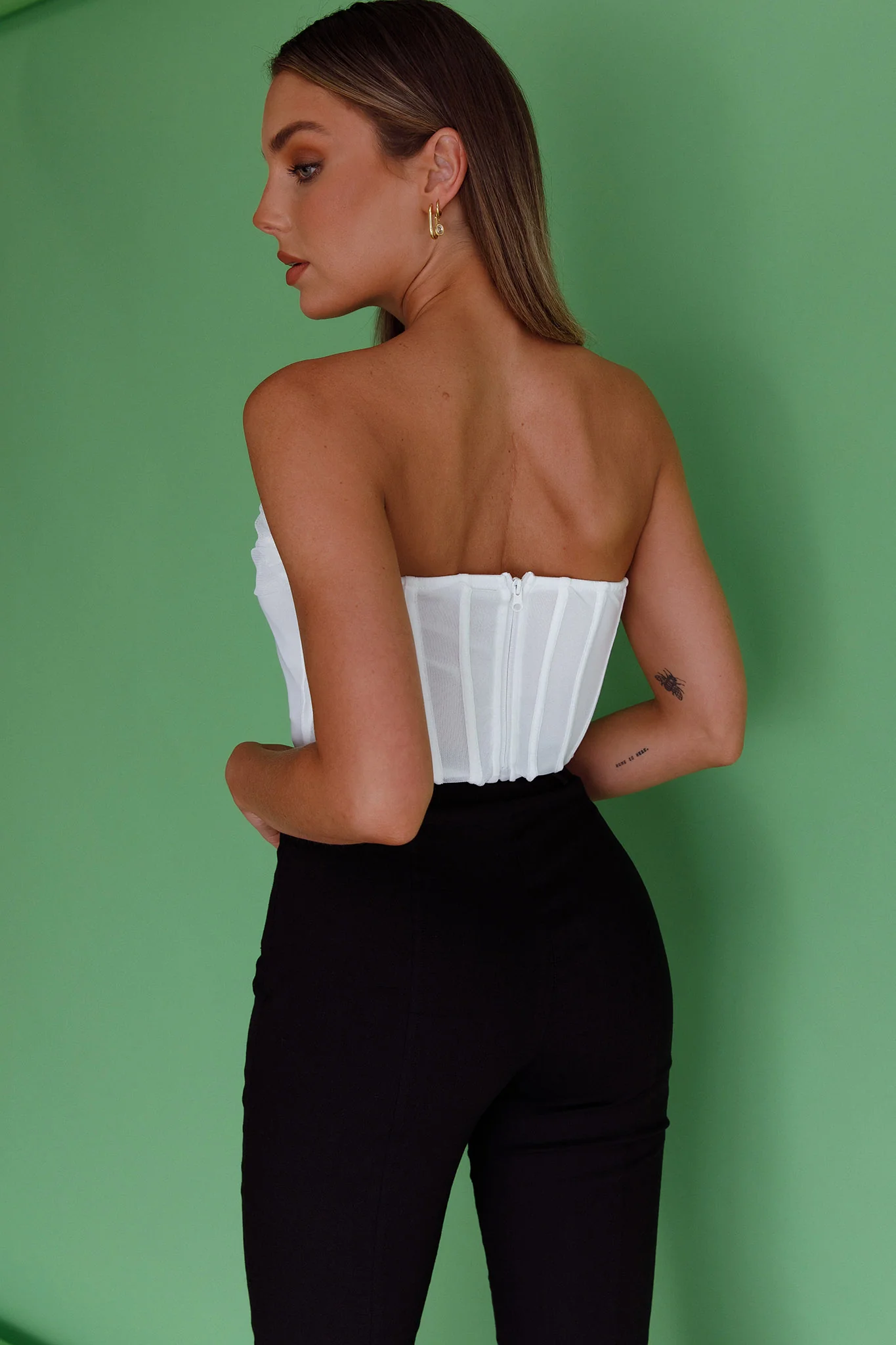 Vixen Corset Top White - Image 2