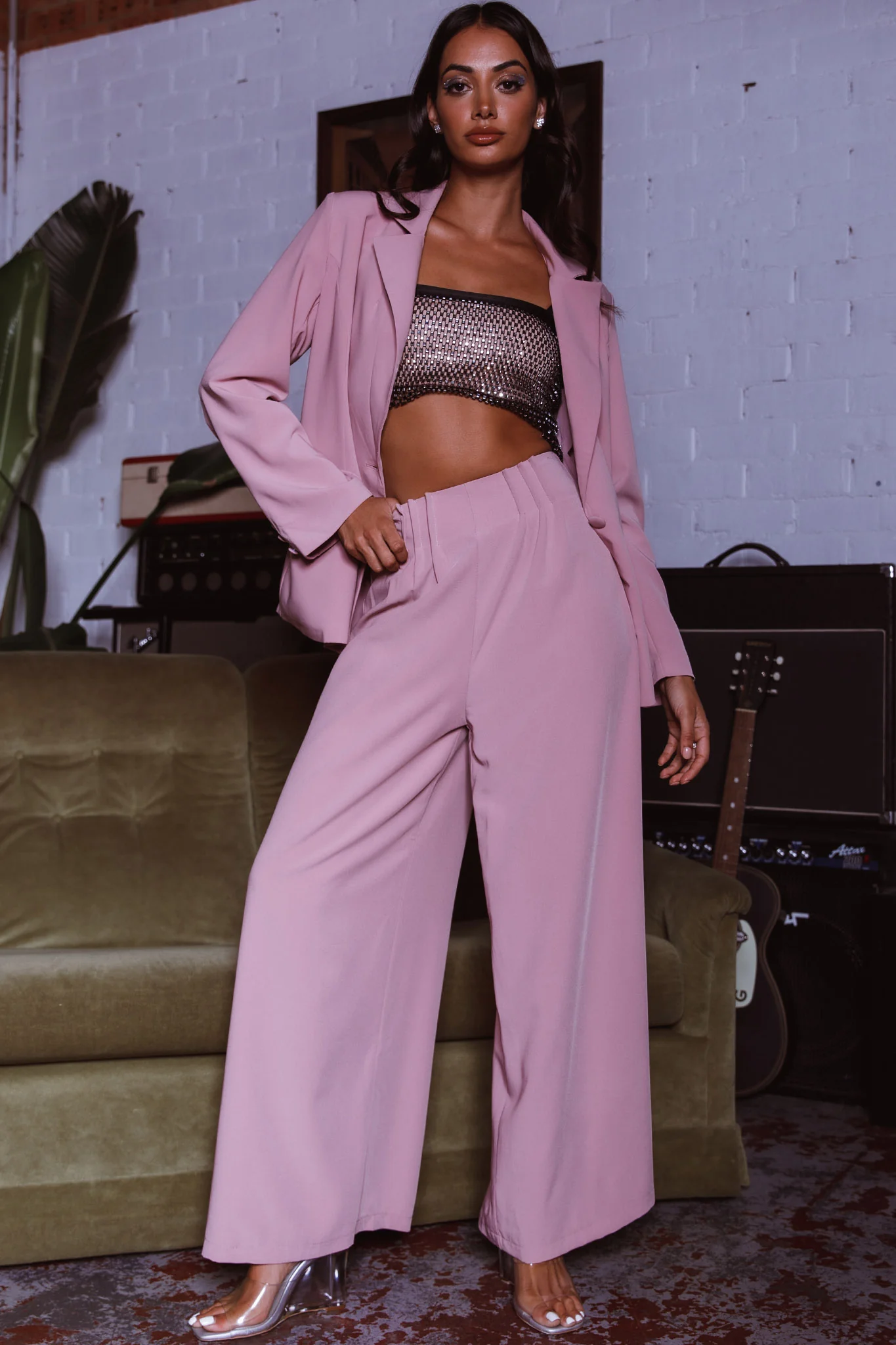 Vous Etes Belle Blazer Blush - Image 9