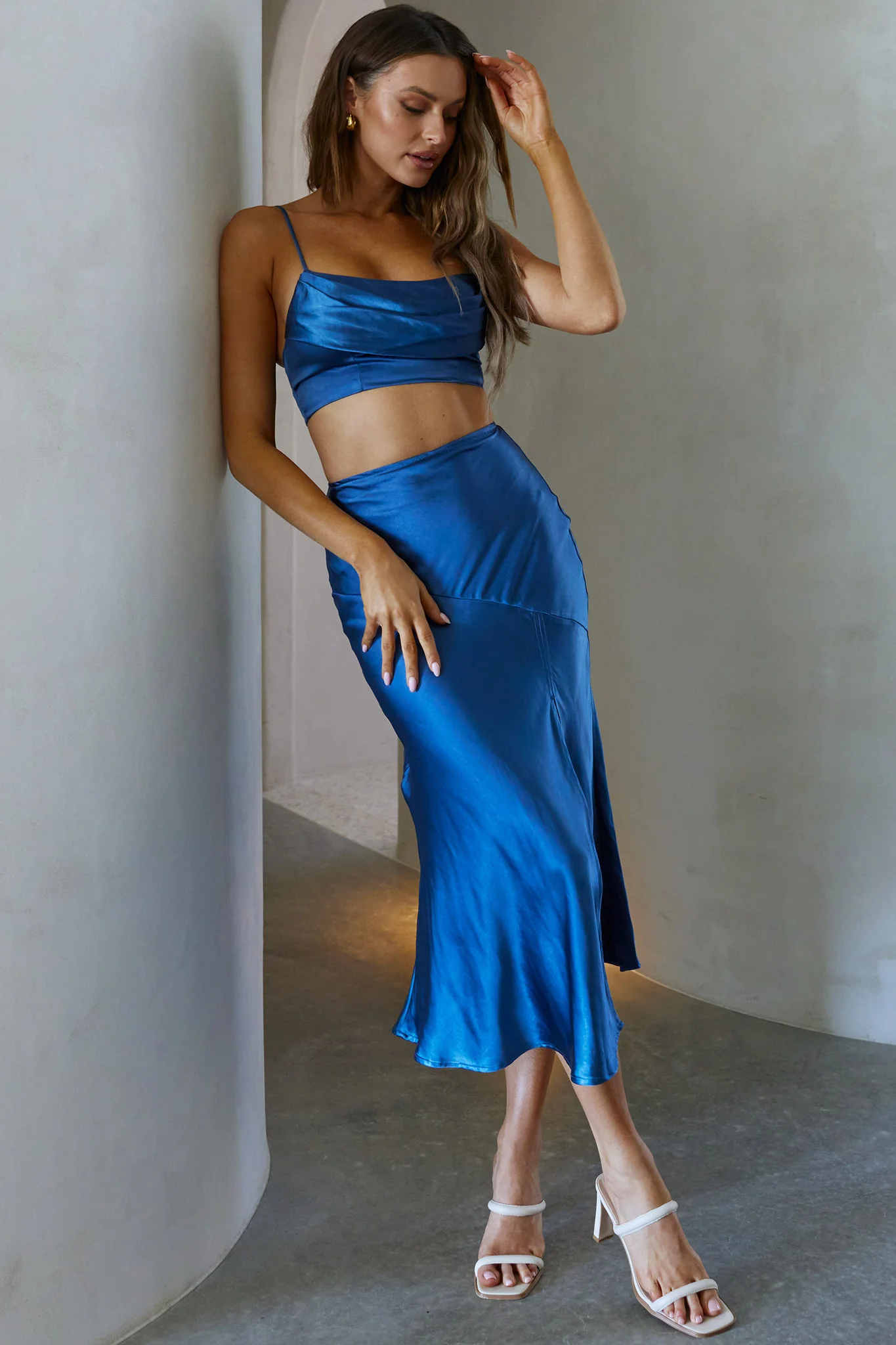 Well Versed Crop Top Navy - Image 8