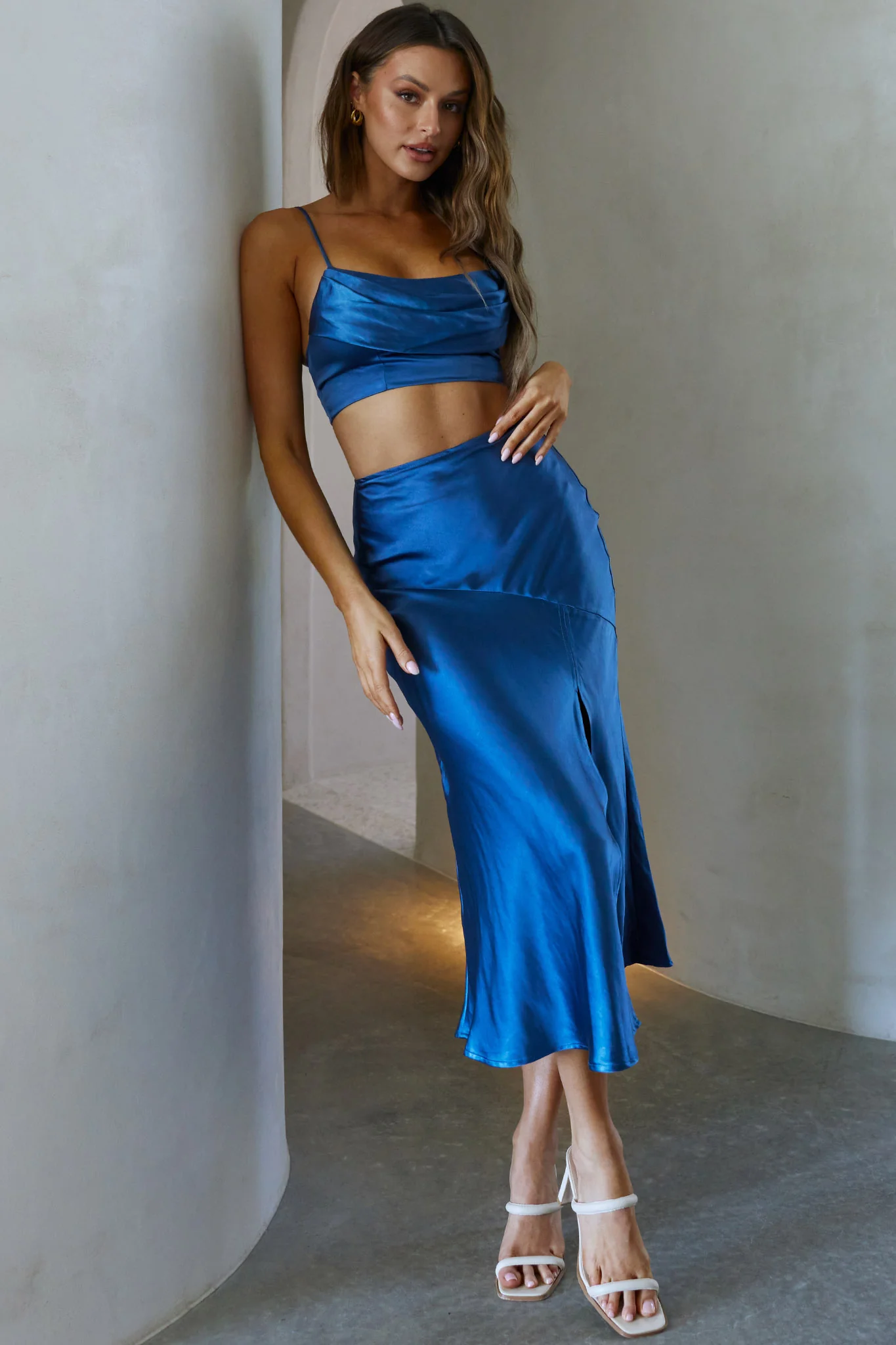 Well Versed Crop Top Navy - Image 9