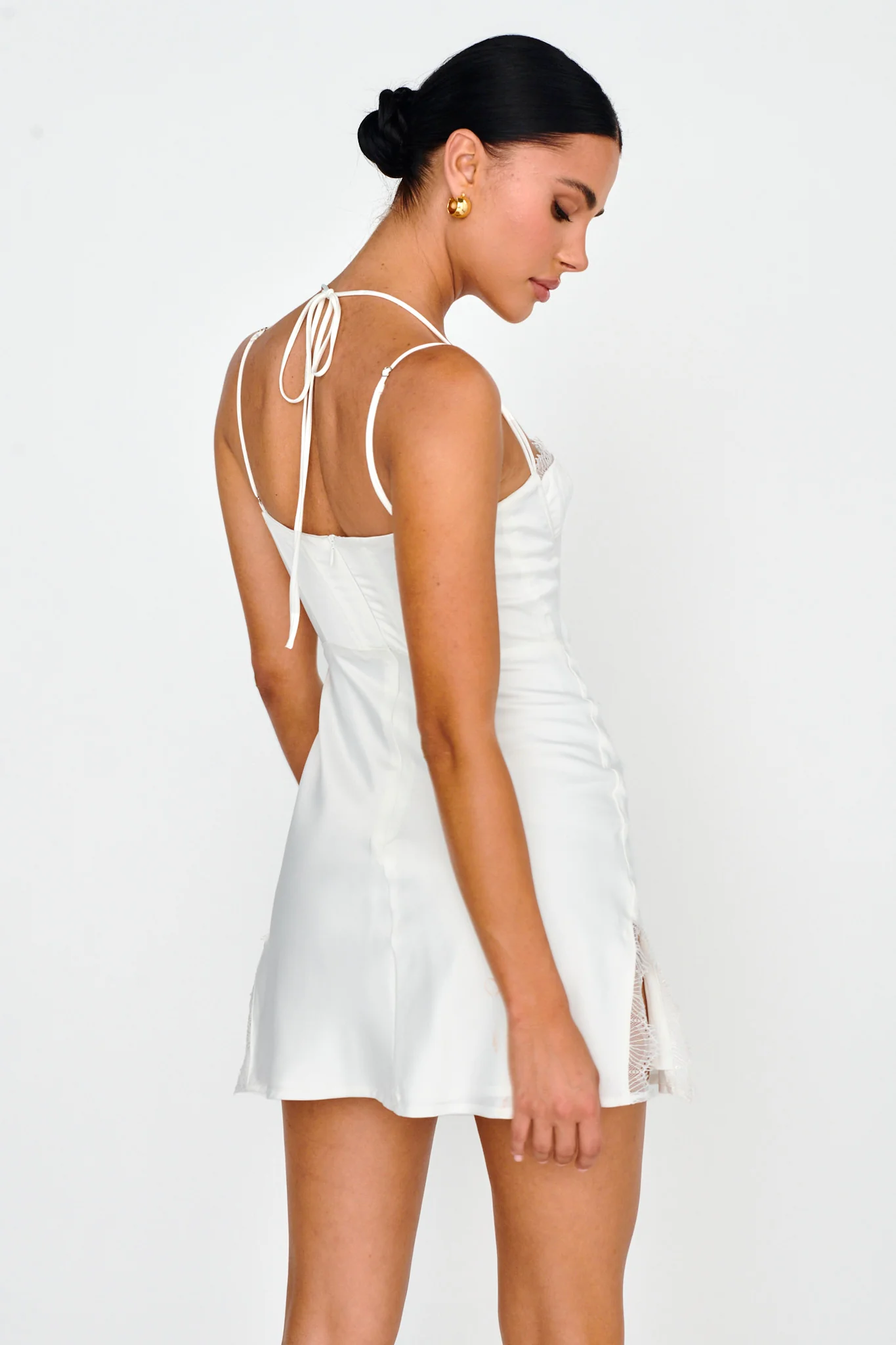Wishing On A Star Bustier Mini Dress White - Image 2